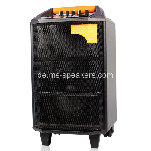 Wasserdichter Trolley-Lautsprecherbox mit LED-Bildschirm / FM / USB